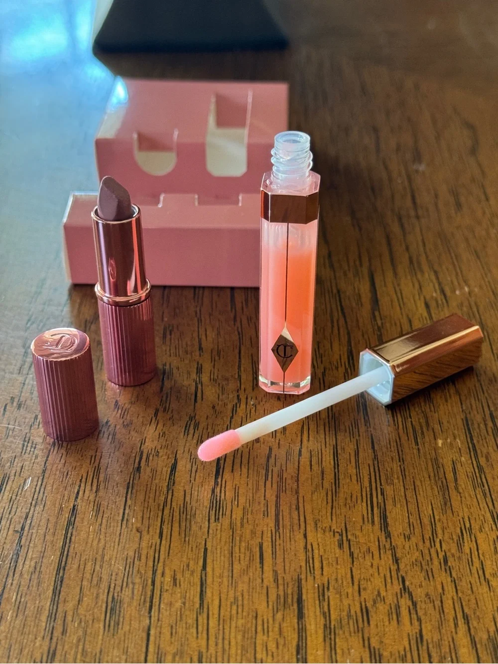 Charlotte Tilbury Icon Baby Fresh Pink Gloss and Lipstick Duo